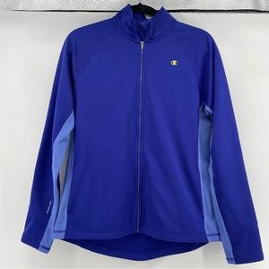 Champion Royal Blue Zipped Athletic Jacket L